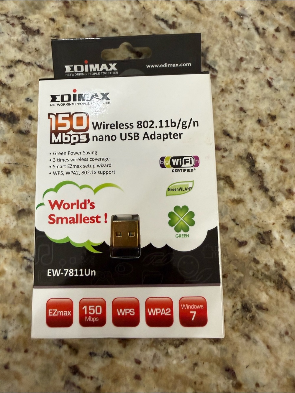 NWT Edimax 150 Mbps Wireless Nano USB Adapter